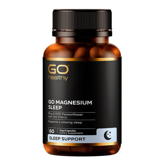 GO Healthy GO Magnesium Sleep – Natural Support for Restful Sleep & Relaxation - 60 Capsules