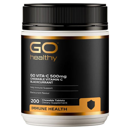 GO VITA-C 500mg Blackcurrant