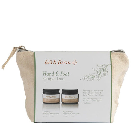 The Herb Farm Hand & Foot Pamper Duo: Natural Skincare for Soft Hands and Feet