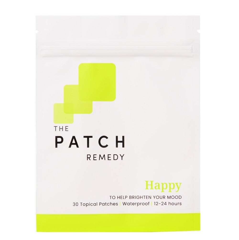 The Patch Remedy – Happy mood support patch with natural ingredients like 5-HTP and B6 - 30 Patches