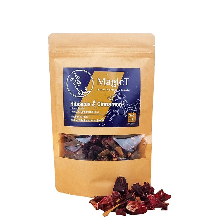 Hibiscus & Cinnamon Tea - Health 2000