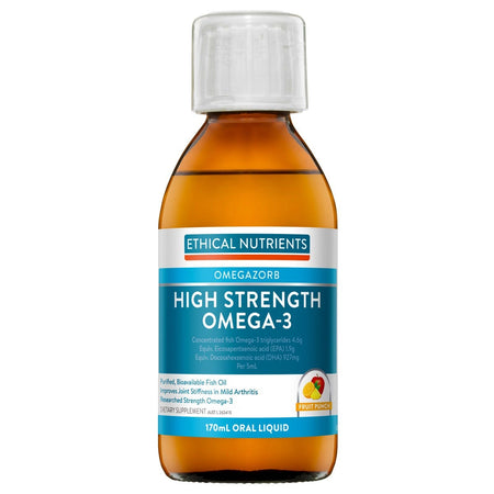High Strength Omega-3 - Fruit Punch - Health 2000
