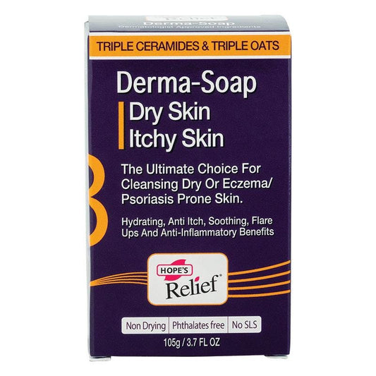 Image of Hope's Relief Derma Soap Bar 105g - Ezcema and Psoriasis
