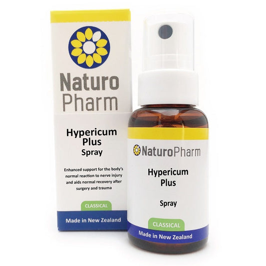 Naturo Pharm Hypericum Plus Spray Homeopathic Remedy Bottle 30ml - Enhanced Nerve Support