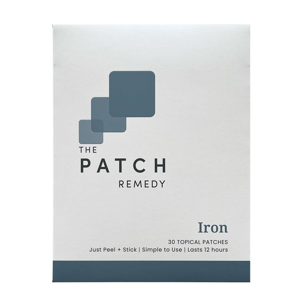 The Patch Remedy – Iron patch for energy and red blood cell support with vitamin C and B vitamins - 30 Patches