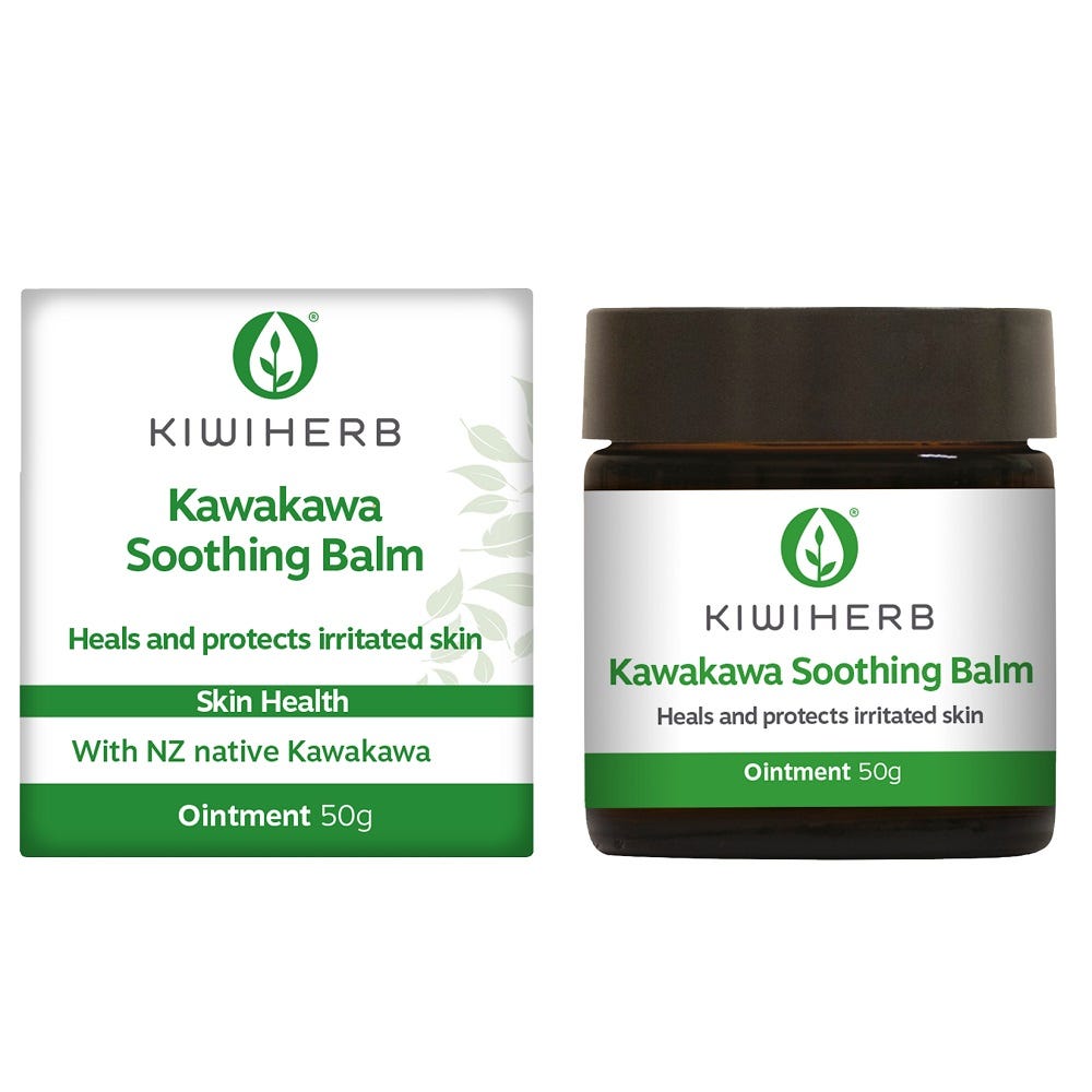 Kiwiherb Kawakawa Soothing Balm Jar 50g - Natural Skin Comfort