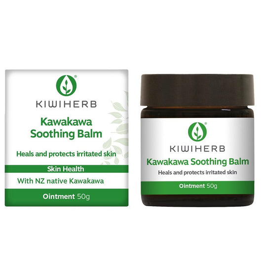 Kiwiherb Kawakawa Soothing Balm Jar 50g - Natural Skin Comfort