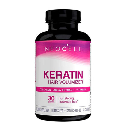 Neo Cell Keratin Hair Volumizer Bottle and Capsules