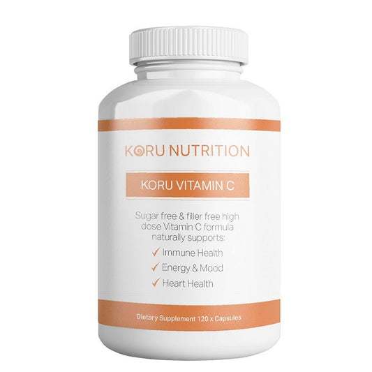 Koru Vitamin C 120 Capsules – natural immune support supplement with bioavailable Vitamin C