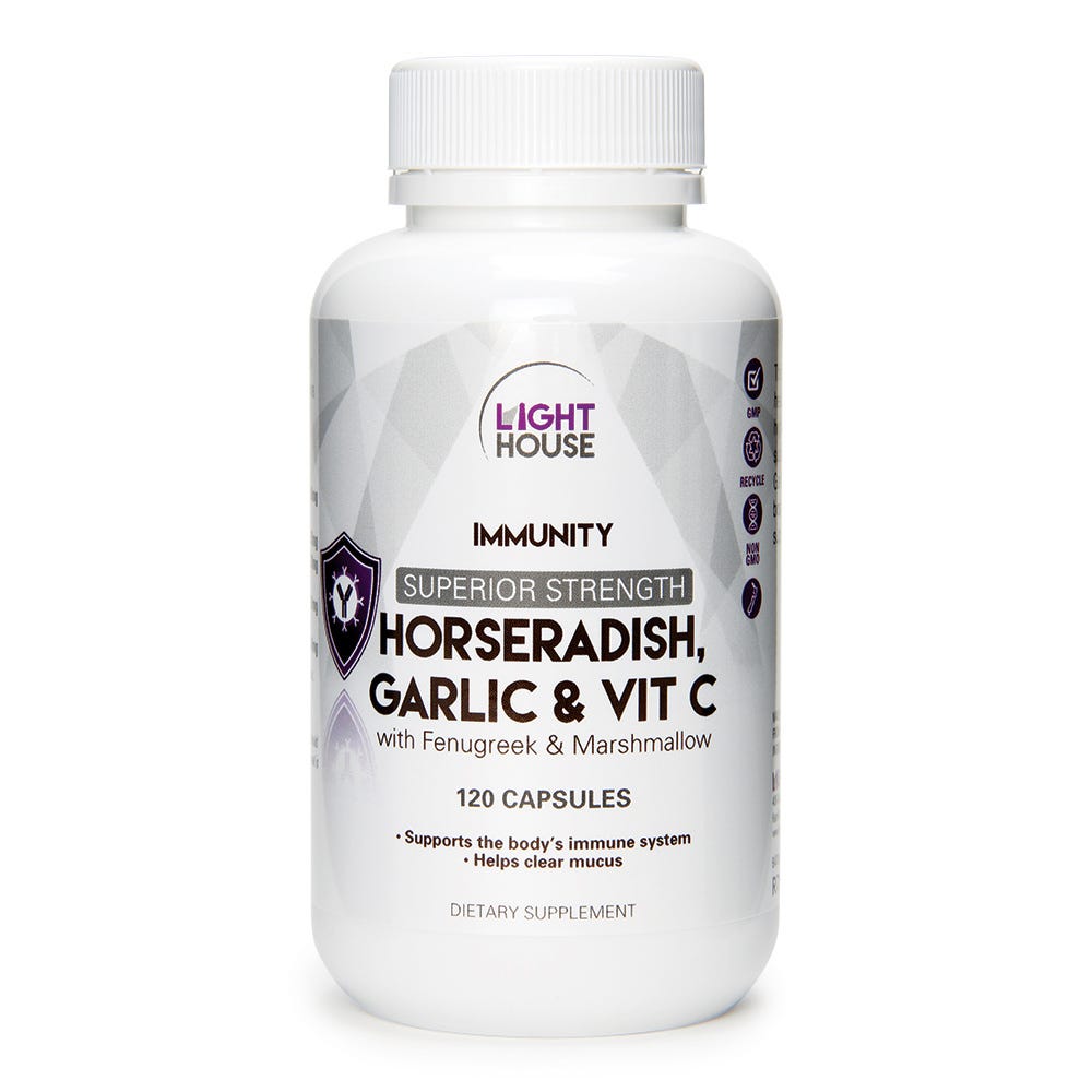 Horseradish, Garlic & Vit C