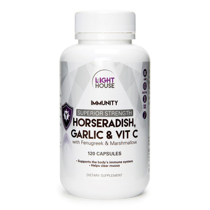 Horseradish, Garlic & Vit C