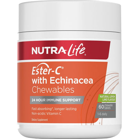 Ester C 500mg + Echinacea Chews - Health 2000