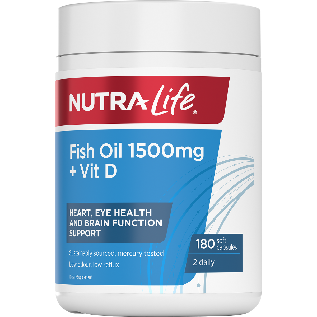 Image of Nutra Life Fish Oil 1500mg +Vit D