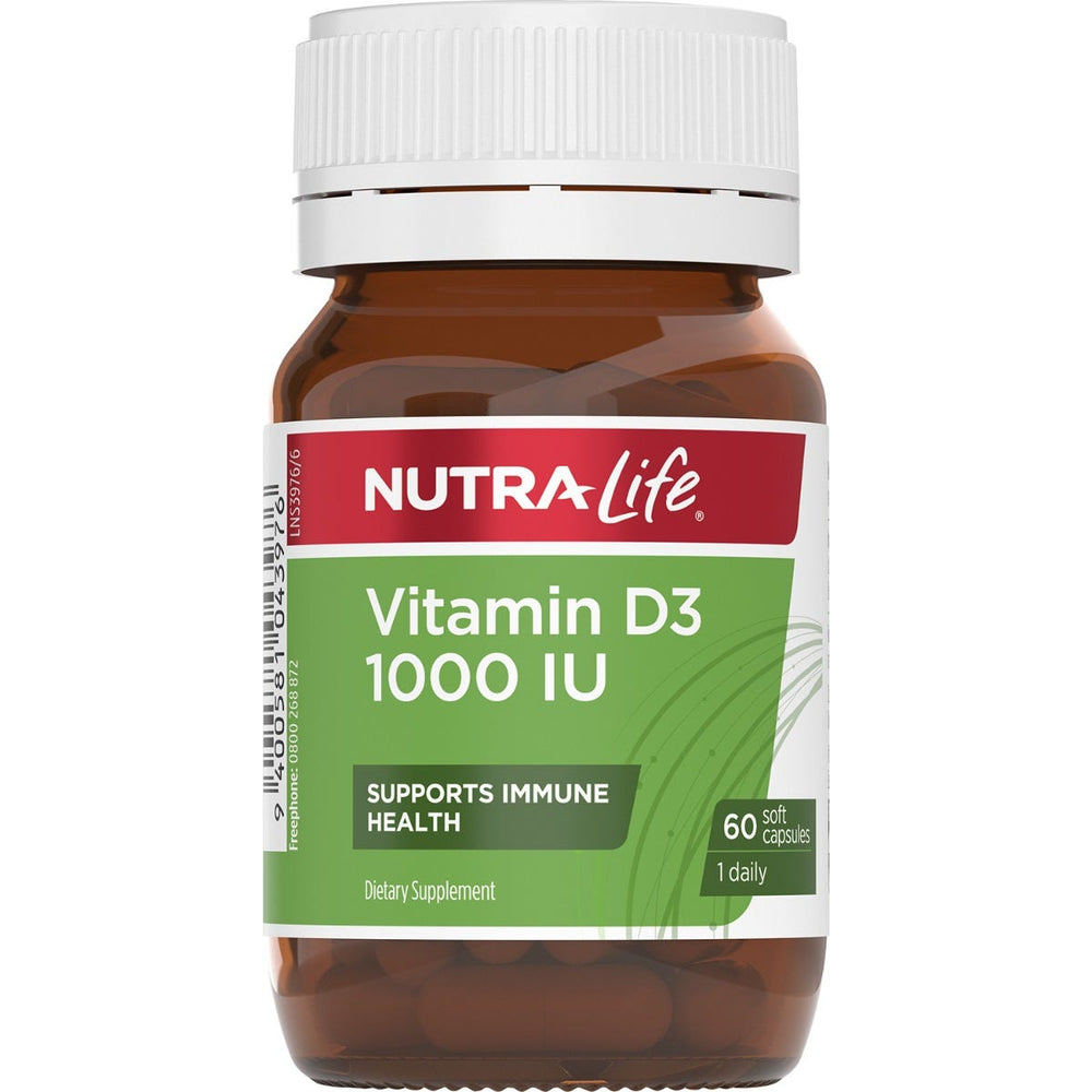 Nutra-Life - Vitamin D3 1000iu + - Health 2000 – Health2000