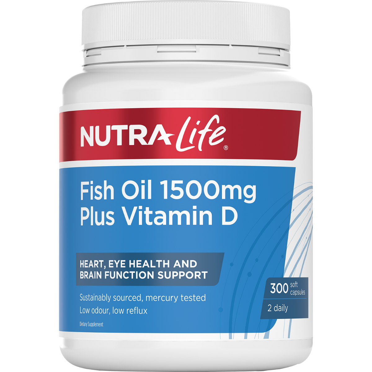 Fish Oil 1500mg + Vit D