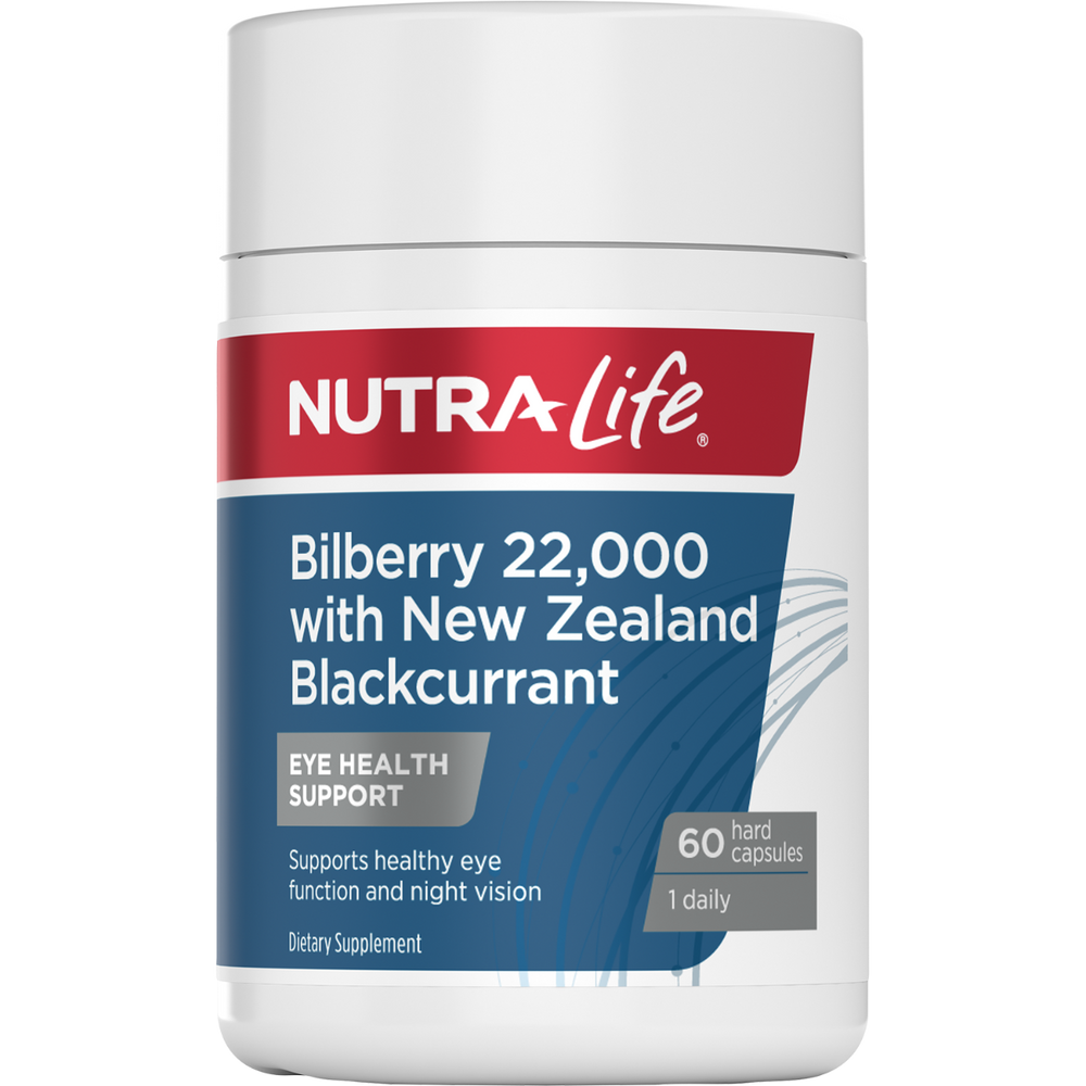 Bilberry 22,000 with New Zealand Blackcurrant - Health 2000