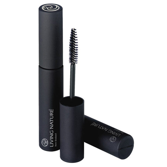 Living Nature Thickening Mascara – Jet Black natural mascara for bold, voluminous lashes - 8ml