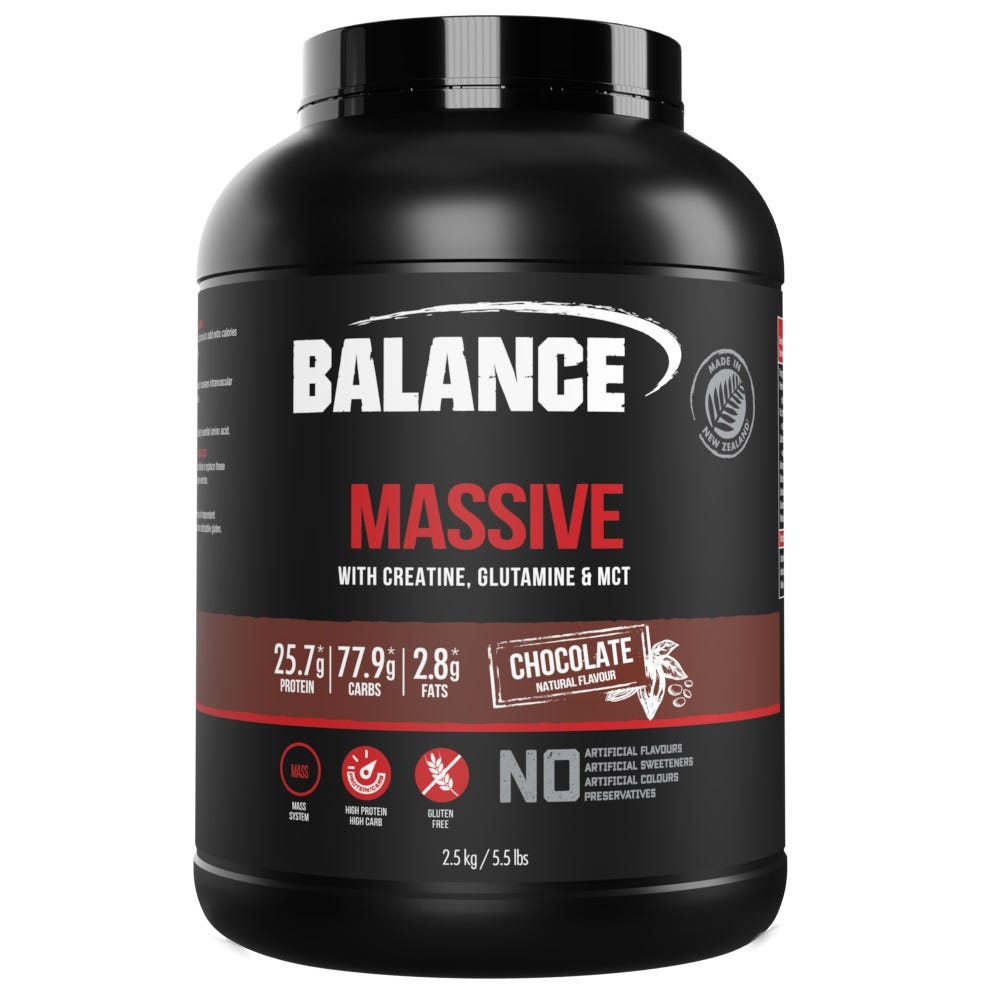 Balance Massive - Chocolate Flavor Weight Gainer Tub