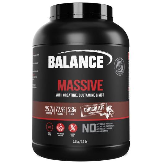 Balance Massive - Chocolate Flavor Weight Gainer Tub