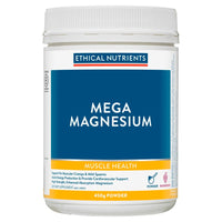 Mega Magnesium Powder - Raspberry - Health 2000
