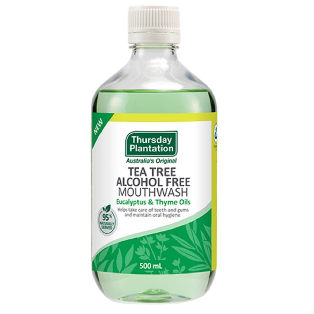 Tea Tree Mouthwash - Eucalyptus & Thyme - Health 2000