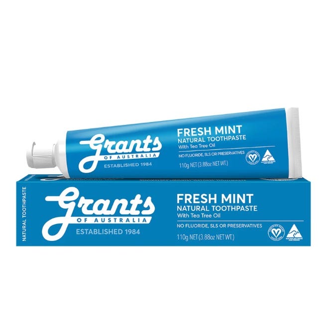 Fresh Mint Natural Toothpaste