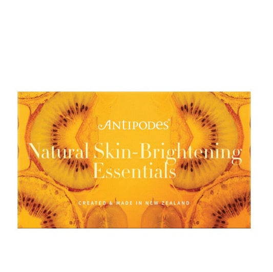 Antipodes Natural Anti‑Ageing Essentials skincare set – night cream, eye cream & face oil