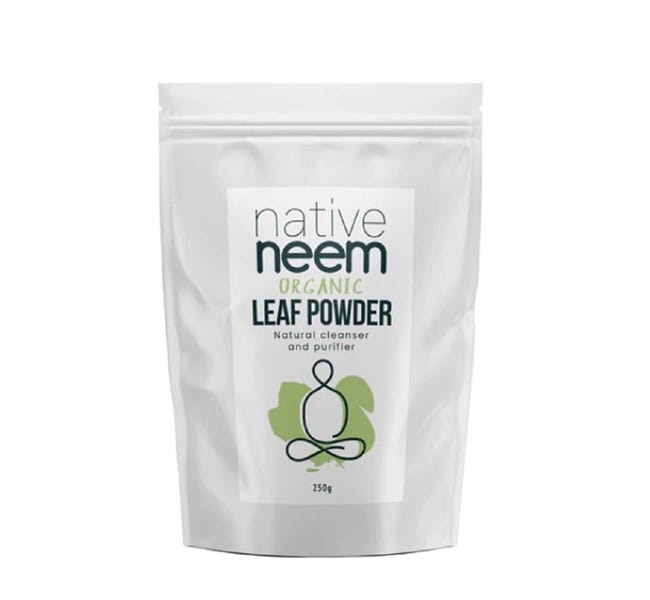 Native Neem Organic Neem Leaf Powder for detox and skin health
