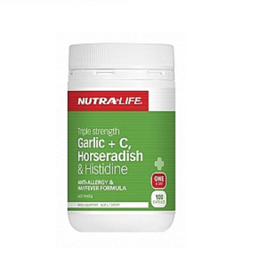 Triple Strength Garlic + C Horseradish & Histidine