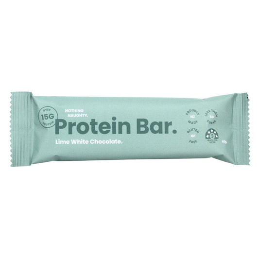 Image of Nothing Naughty Protein Bar Lime and White Chocolate