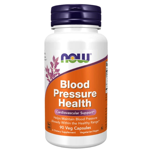 NOW Blood Pressure Health – Natural Supplement for Cardiovascular Wellness - 90 Capsules