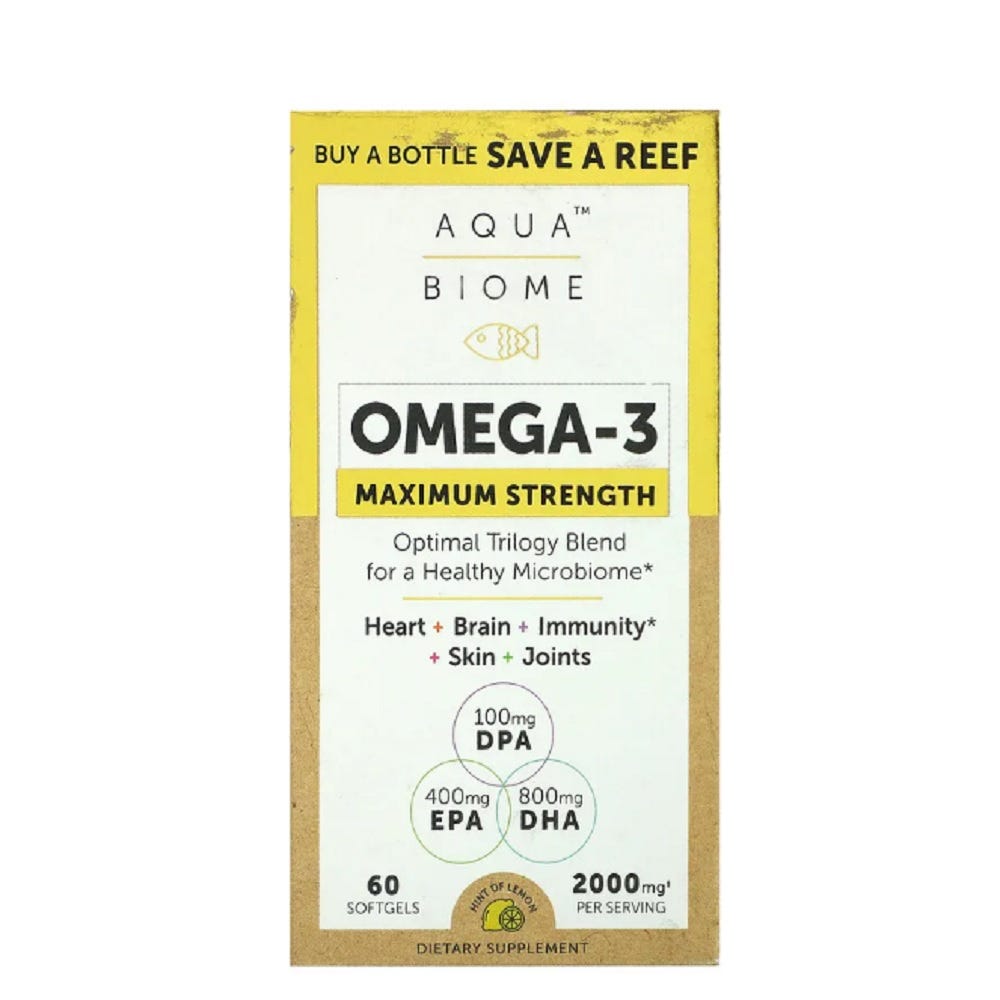 Enzymedica - Aqua Biome Omega 3 Maximum Strength - Health 2000 – Health2000