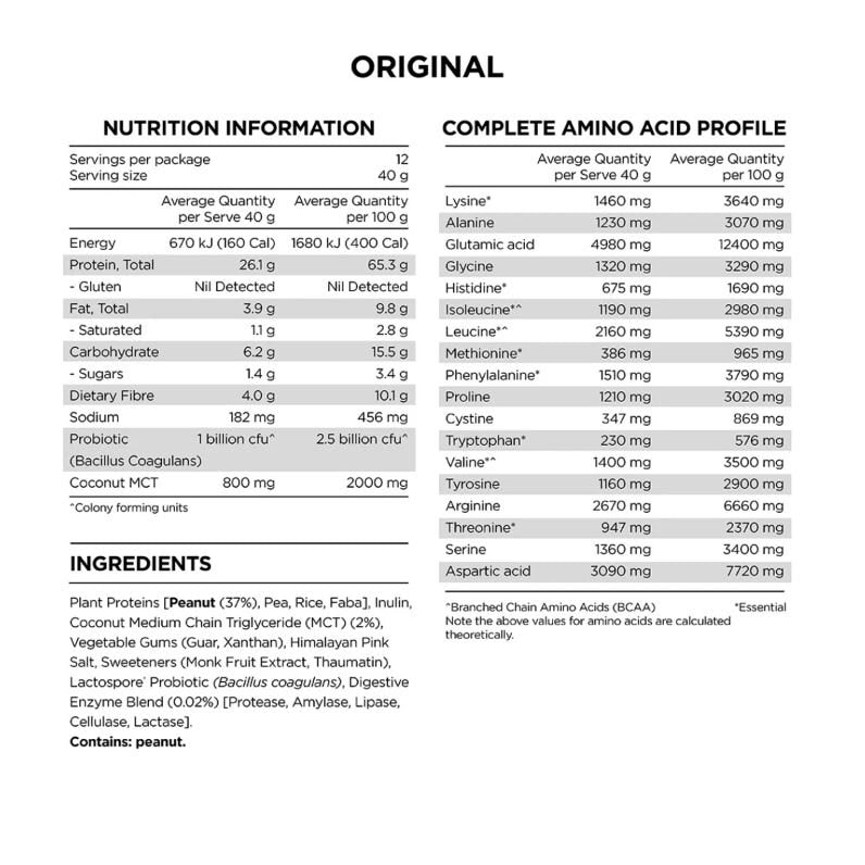 Peanut Protein - Original