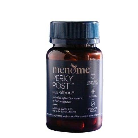 Image of Meno Me Perky Post with affron 60 Capsules