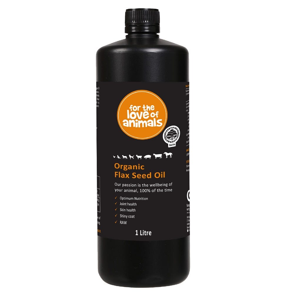 For the Love of Animals - Flax Seed Oil