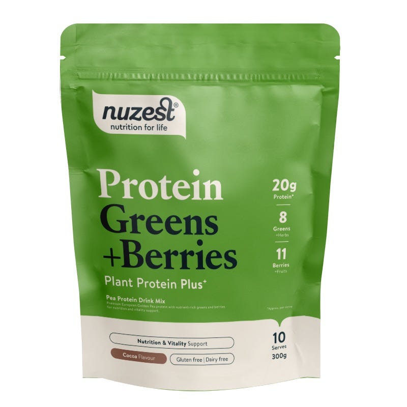 Nuzest Protein Greens + Berries cacao Image