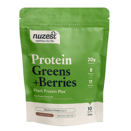 Protein Greens + Berries Cocoa Flavour - Health 2000