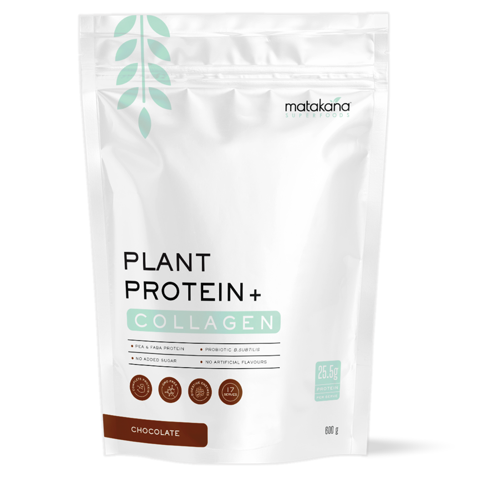 Image of Matakana Plant Protein + Collagen Chocolate 600g Pouch