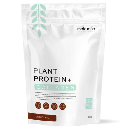 Image of Matakana Plant Protein + Collagen Chocolate 600g Pouch