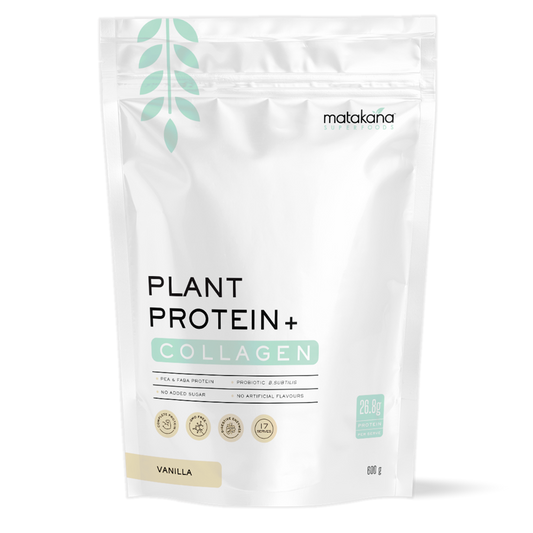 Image of Matakana Plant Protein + Collagen Vanilla 600g Pouch