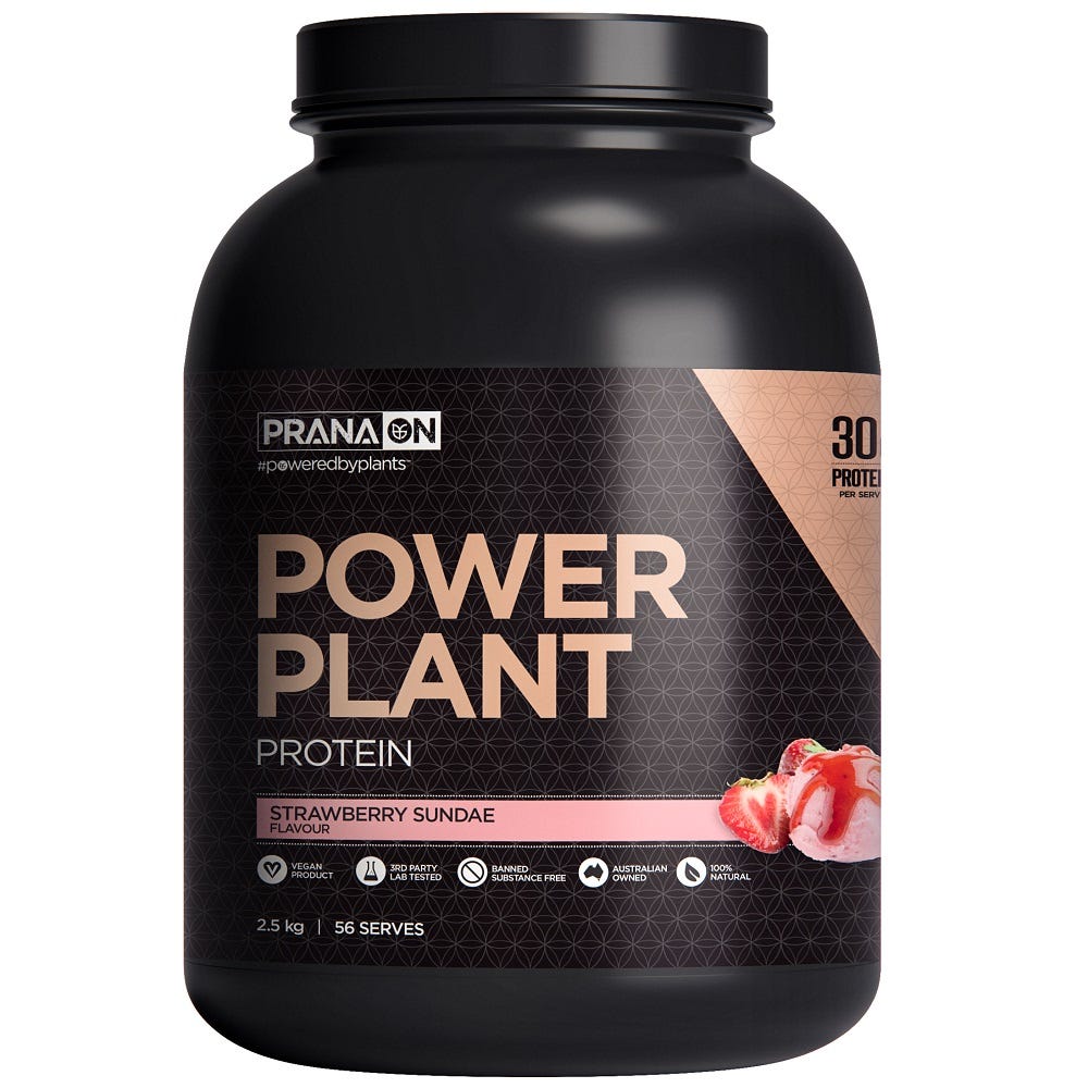 Power Plant Protein - Strawberry Sundae - Health 2000