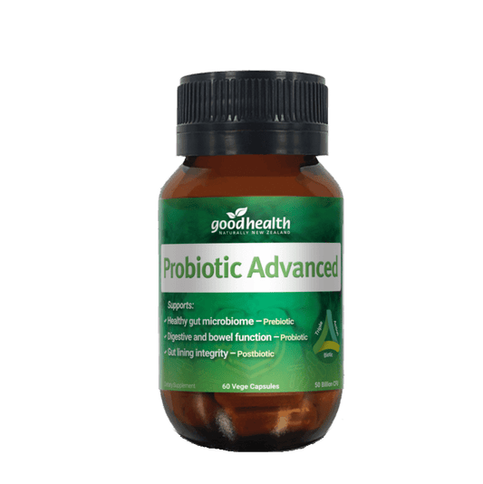 Good Health Probiotic Advanced 60 Capsule Bottle – multi‑strain probiotic supplement for digestive and immune support