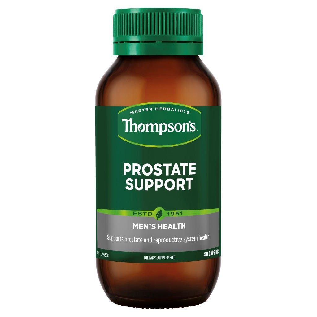 Thompson's Prostate Support bottle – men’s health and prostate support supplement - 90 Capsules
