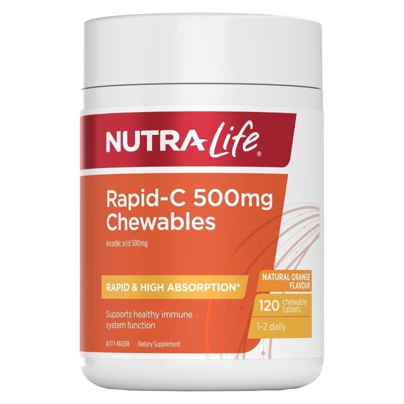 Rapid-C 500mg Chewables - Health 2000