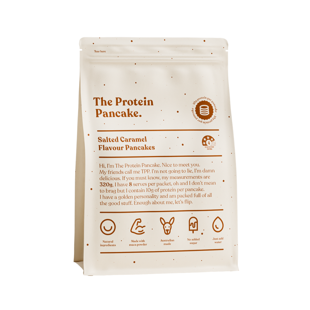 Salted Caramel Protein Pancake Mix