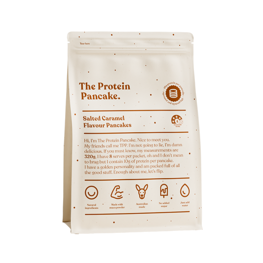 Salted Caramel Protein Pancake Mix