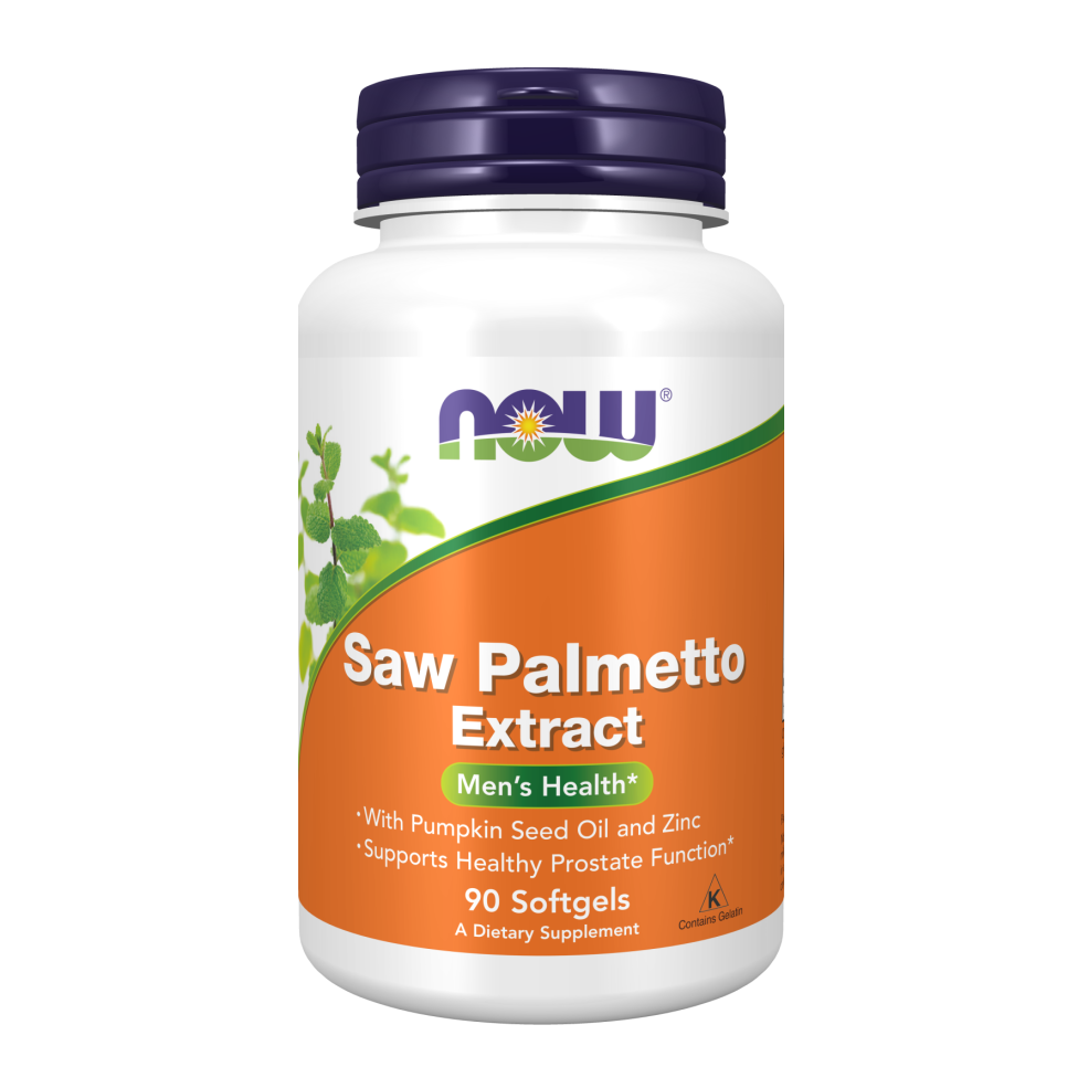 Image of NOW Saw Palmetto Gel