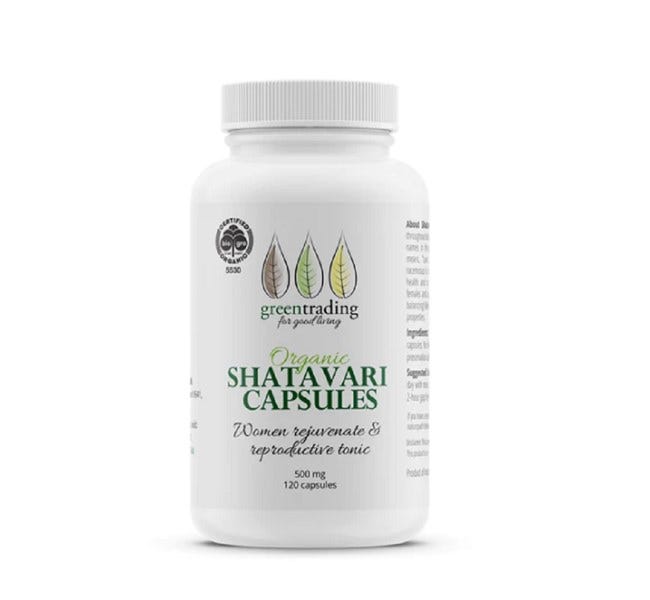 Organic Shatavari Capsules - Health 2000