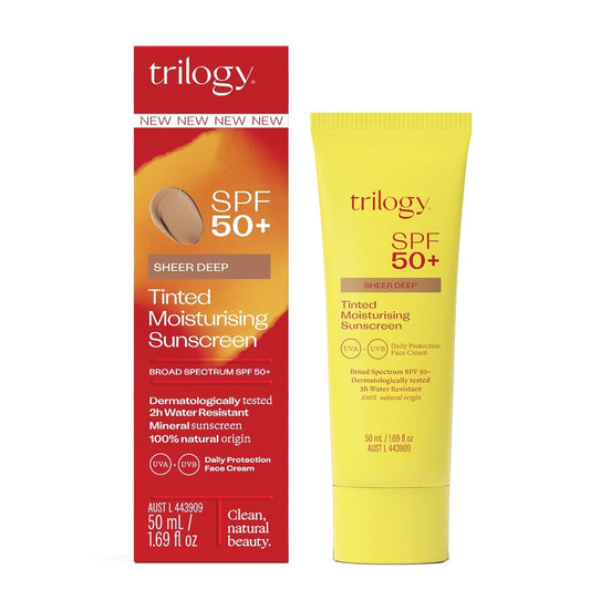 SPF50+ Sheer Deep Tinted Moisturising Sunscreen
