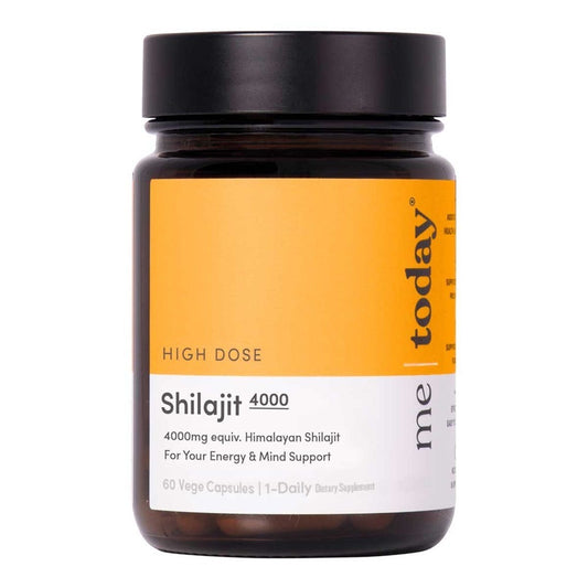 Me Today Shilajit 4000 60 capsules bottle – energy and vitality support supplement 